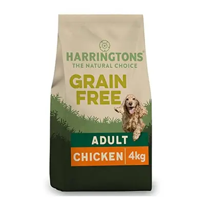 Harringtons Dog Grain Free Chicken 4kg (Pack of 3)