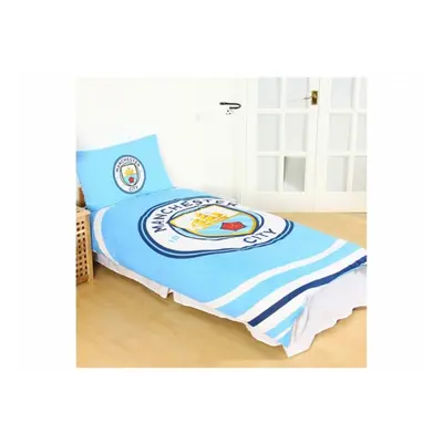 Manchester City FC Official Single Duvet & Pillowcase Set