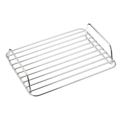 KitchenCraft MasterClass Large Stainless Steel Roasting Rack, Metallic, x 23.5 cm