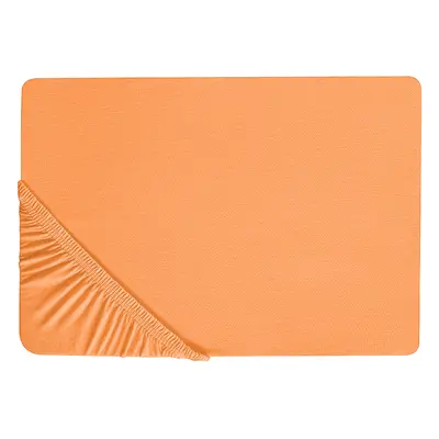 Fitted Sheet JANBU Cotton Orange