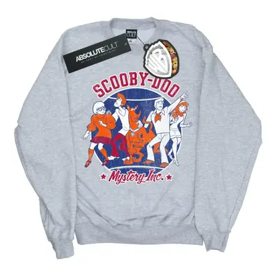 (S, Sports Grey) Scooby Doo Mens Collegiate Circle Sweatshirt