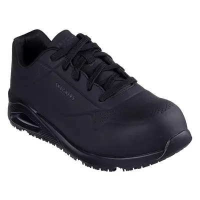 (6 UK, Black) Skechers Mens Uno SR- Doltin Safety Trainers