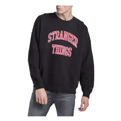 (Black, XL) Levis Sweatshirt Men OverSized Retro Sweater