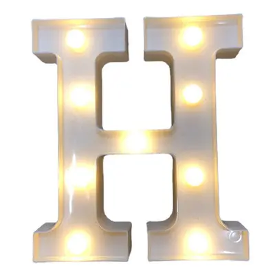 (H) LED English Letter And Symbol Pattern Night Light Home Room Proposal Decor Creative Modeling