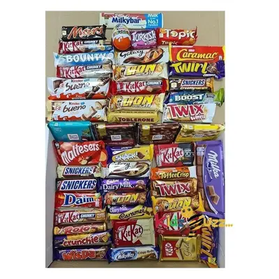 (Pack Of 48) Mega Mix Chocolate Gift Hamper Full Size Bars