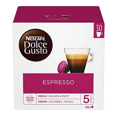 NESCAFÃ Dolce Gusto Espresso Coffee Pods, Capsules (Pack of 3, Total Capsules, Servings)