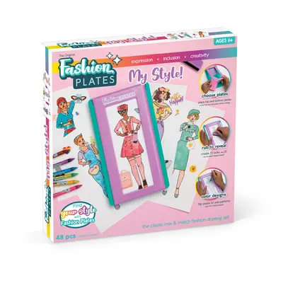 Fashion Plates - My Style - Drawing Kit with Mix-and-Match Design Plat