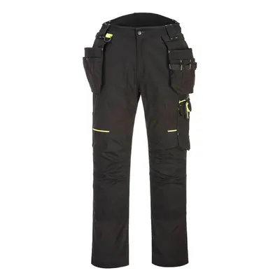 (34R, Black) Portwest Mens Wx3 Eco Stretch Holster Pocket Trousers