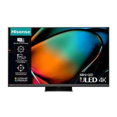 Hisense 75U8KQTUK U8K 75" Ultra 4K HD MiniLED Smart TV