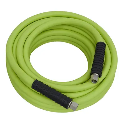 Sealey High-Visibility Hybrid Air Hose with 1/4"BSP Unions 10m x 8mm AHHC10G