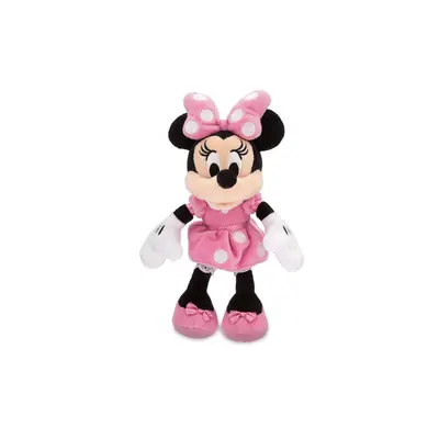 Disney Minnie Mouse Plush - Pink - Mini Bean Bag - Inches Mickey and Friends Iconic Cuddly Toy C