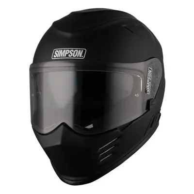 (S) Simpson Venom Solid ECE 22.06 Full Face Helmet Matt Black