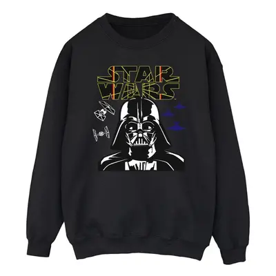 (XXL, Black) Star Wars Mens Darth Vader Comp Logo Sweatshirt