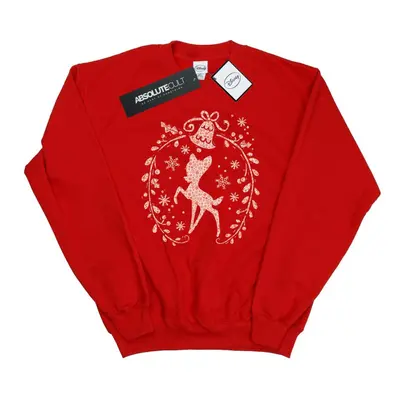 (XL, Red) Disney Mens Bambi Christmas Wreath Sweatshirt