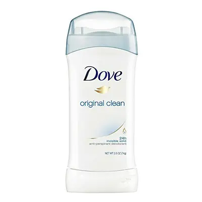 Dove Invisible Solid Deodorant Original Clean - 2.6 oz - pk