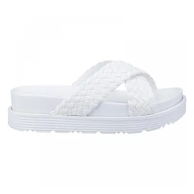 (5 (Adults')) Serena | White | Womens Mule Sandals