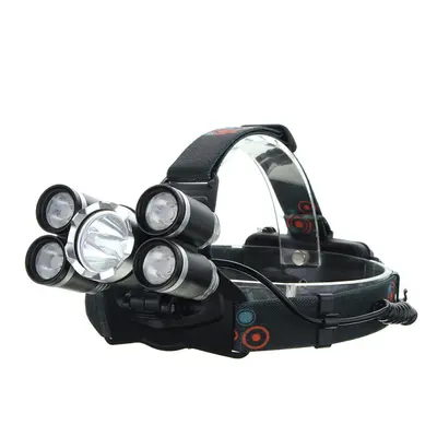 2500LM T6+4xXPE Headlamp Modes Adjustable Waterproof Work Light