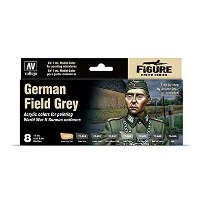 Vallejo German Field Grey Uniform Set, 17ml