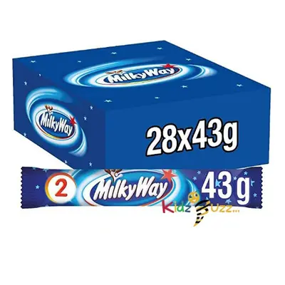 Milky Way Chocolate Bar, Nougat and Chocolate, Bars of g