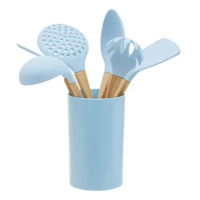 Premier Housewares 7pc Pastel Blue Utensil Set