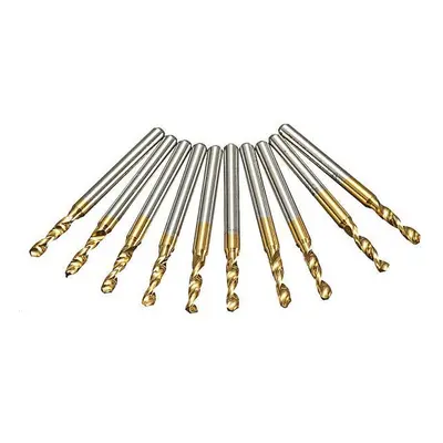 10pcs 3.175mm Shank 2.5mm HSS Titanium Coated Drill Bits PCB