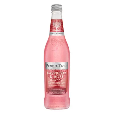 FEVER-TREE Refreshingly Light Rasp & Rose Lemonade 500ml (Pack of 8)