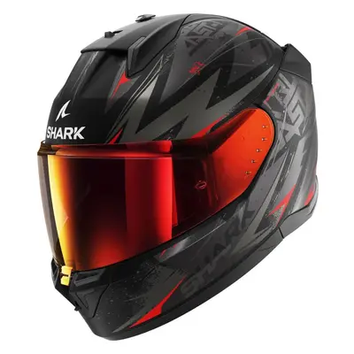 (XS) Shark D-Skwal Full Face Helmet Blast R Black / Grey / Red