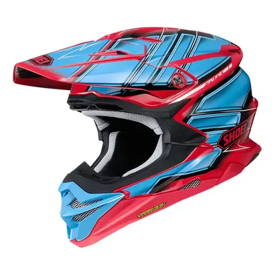 (S) Shoei VFX-WR Glaive TC1 Motocross & ATV Helmet Red