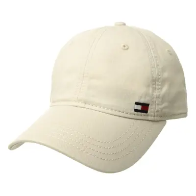 Tommy Hilfiger Men's Dad Hat Billy Corner Flag Cap Stone O/S