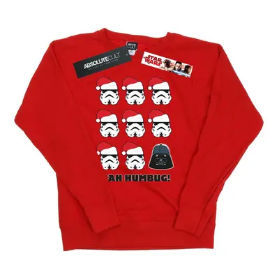 (XL, Red) Star Wars Womens/Ladies Christmas Humbug Sweatshirt