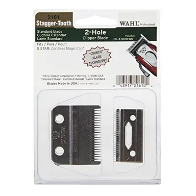 Wahl Professional Stagger-Tooth 2-Hole Clipper Blade #2161 - For the Star Series Cordless Magic 