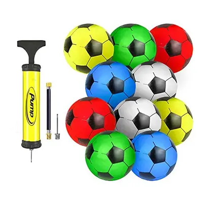 lumous rola PVC Football For Kids Soccer Shoot (Red,Yellow,Blue,Pink,Green 30Pcs)