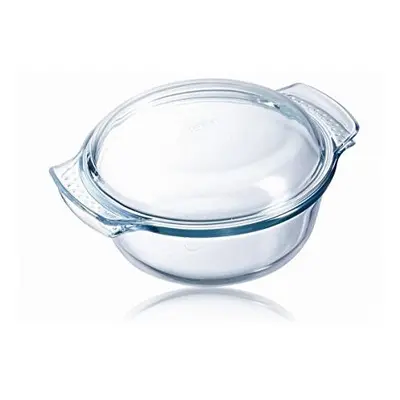 Pyrex 118A000 Glass Round Casserole, 4.9 Liter