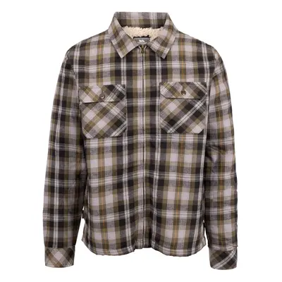 (XXL, Dark Vine Check) Trespass Mens Shirt ButtonUp Fleece Lined Danehill