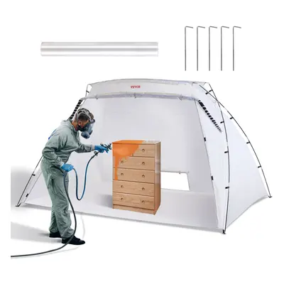 VEVOR Spray Paint Shelter Spray Paint Tent 10x7x6ft Portable Paint Booth DIY