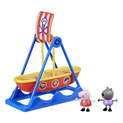 Peppa Pig Toys Peppa's Pirate Ride Playset with Swinging Pirate Ship a