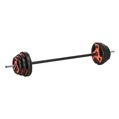 SPORTNOW 20kg Adjustable Barbell Weights Set for Home Gym Strength Training