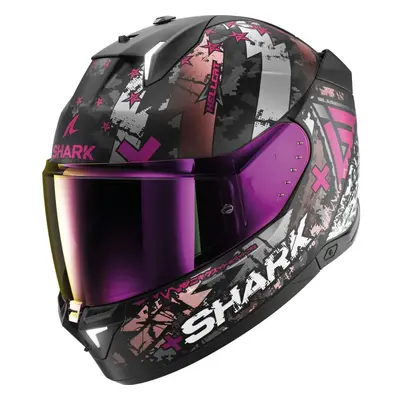 (XL) Shark Skwal i3 Full Face Helmet Hellcat Black / White / Violet