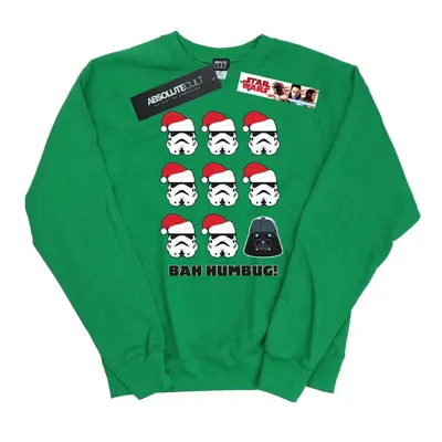 (S, Irish Green) Star Wars Womens/Ladies Christmas Humbug Sweatshirt