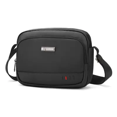 (Black) 28x9x20cm 1680D Nylon Waterproof Shoulder Bag 10inch Laptop Bag Crossbody Bag