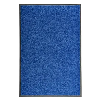 vidaXL Doormat Washable Blue Home Garden Barrier Entrance Rug for Front Door