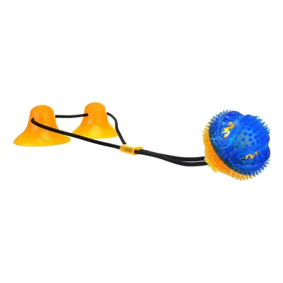 Dog Toys Dog Rope Ball Pull Toy with Double Suction Cup Multifunctional Interactive Dog Tug of W