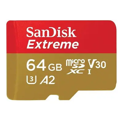 64GB Extreme Plus MicroSD UHS I Card