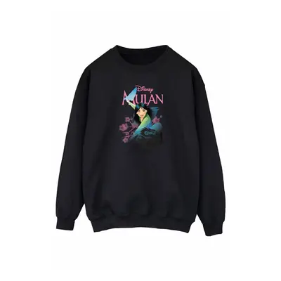 (L, Black) Disney Womens/Ladies Mulan My Own Hero Sweatshirt