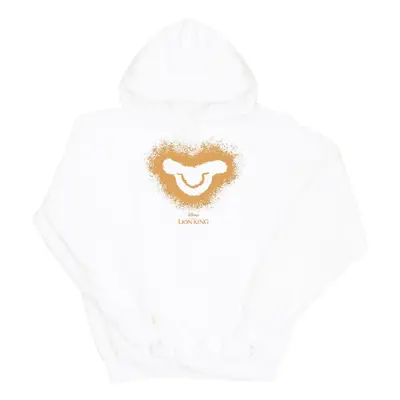 (9-11 Years, White) Disney Girls The Lion King Movie Simba Baby Face Hoodie