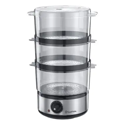 Russell Hobbs Food Collection Compact Food Steamer 14453, L - Brushed Stainless Steel [Energy Cl