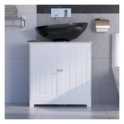 Bathroom Tall Under Sink Cabinet Storage Vanity Door Furniture Unit