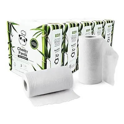 The Cheeky Panda Bamboo Kitchen Roll | Kitchen Rolls - Super Strong Sheets | Naturally Strong an