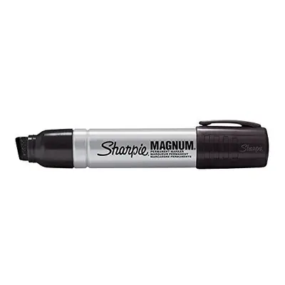 Sharpie Magnum Permanent Marker Pen Chisel Tip Black - Single Supplied - Ref S0751150