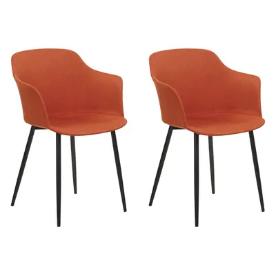 Set of Dining Chairs ELIM Orange